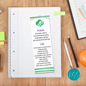 Girl Scout Promise and Law Printable, Girl Scout Promise Printable ...