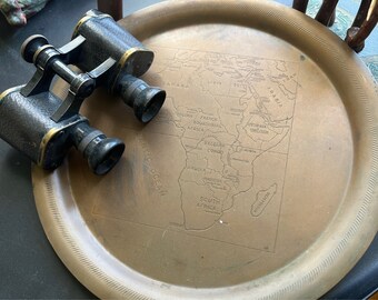 Africa Tray Etched Map of Continent