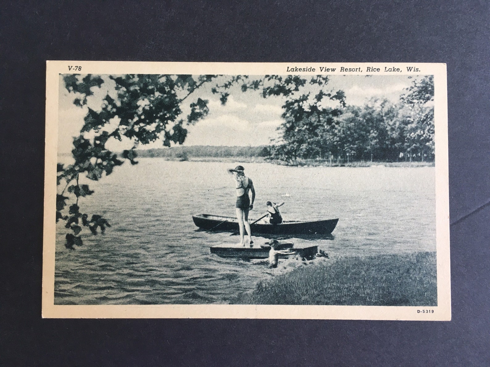 3 Rice Lake Wisconsin Vintage Linen Postcards 1930's Etsy