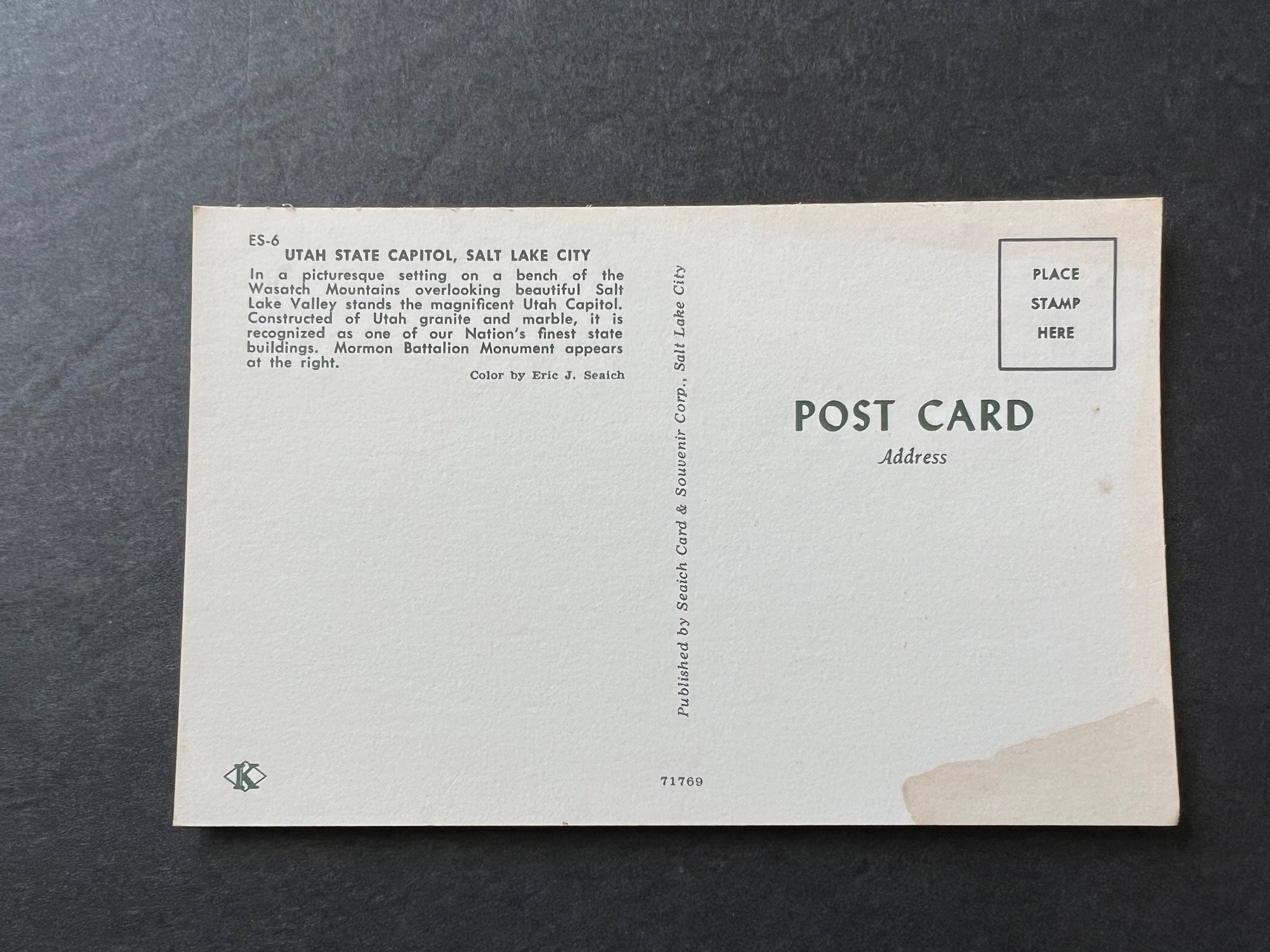 3 Vintage Postcards Salt Lake City Utah Unused - Etsy