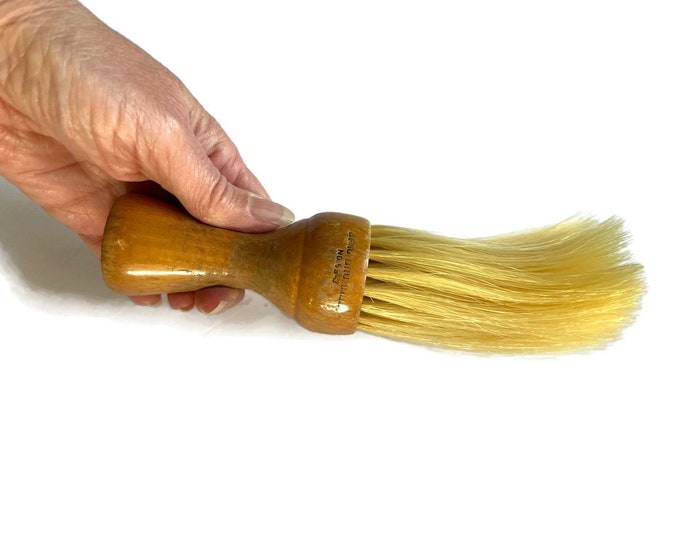 Vintage Beau Brummel Horse Hair Neck Brush Etsy