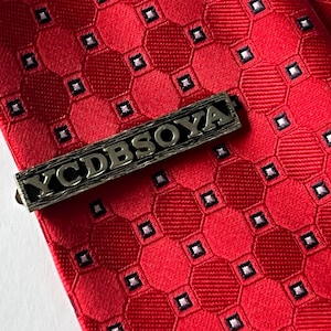 Vintage Tie Clip YCDBSOYA You Can&#39;t Do Business Sitting On Your A**