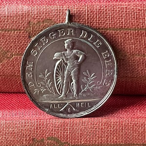 Antique German Cycling Medal Bicycle Racing
