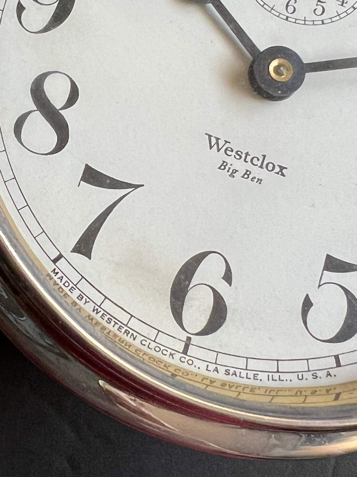 Antique Big Ben Wind up Alarm Clock by Westclox Peg Leg Etsy