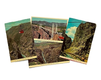 4 Vintage Postcards Royal Gorge Colorado Unused