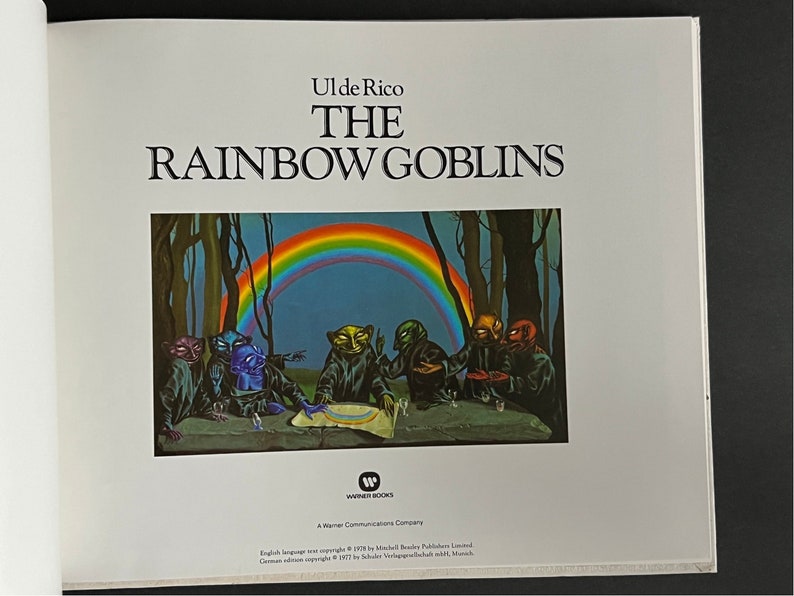 1979 Edition The Rainbow Goblins by Ul de Rico Warner Books First Printing image 2