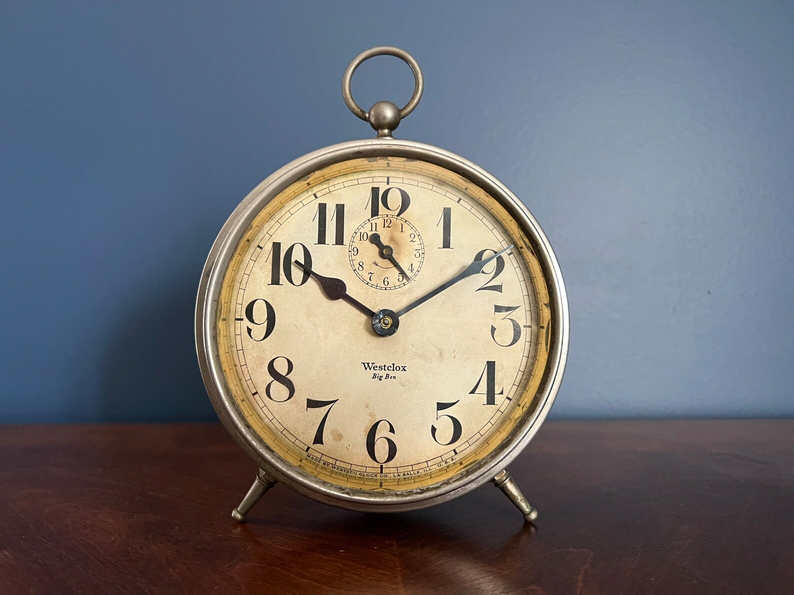 Antique Big Ben Wind up Alarm Clock by Westclox Peg Leg AS IS Etsy