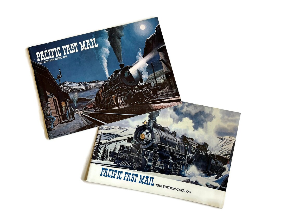 2 Pacific Fast Mail Catalogs 14th and 15th Edition Model Railroad Etsy