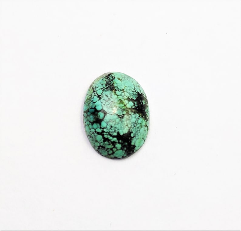 Top Quality Natural Tibetan Turquoise Gemstone Round Shape Cabochon 12MM Round Shape Smooth Cabochon Weight 12.15 Caret December Birthstone