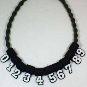 Custom Number Charms for Titanium Sport Necklaces - Up to 2 Digits Per Necklace