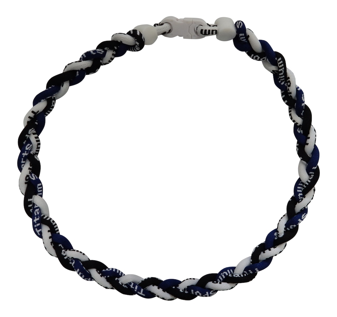 Baseball 3 Rope Braid Tornado Energy Necklace Vegas Gold Black - TikTok