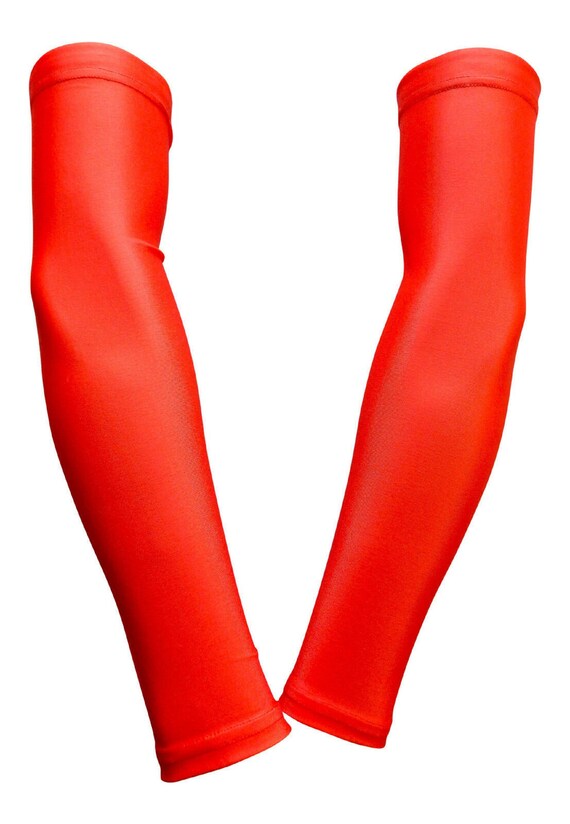 NEW Pair of Solid Red Shooter Moisture Wicking Sports Arm Etsy