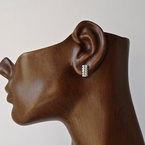 Sterling Silver Small Post Designer Earrings