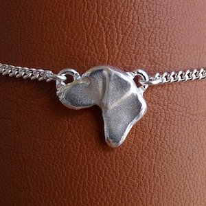 Sterling Silver German Shorthaired Pointer Anklet