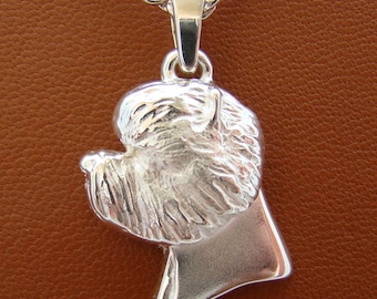 Grote sterlingzilveren studiehanger West Highland White Terrier