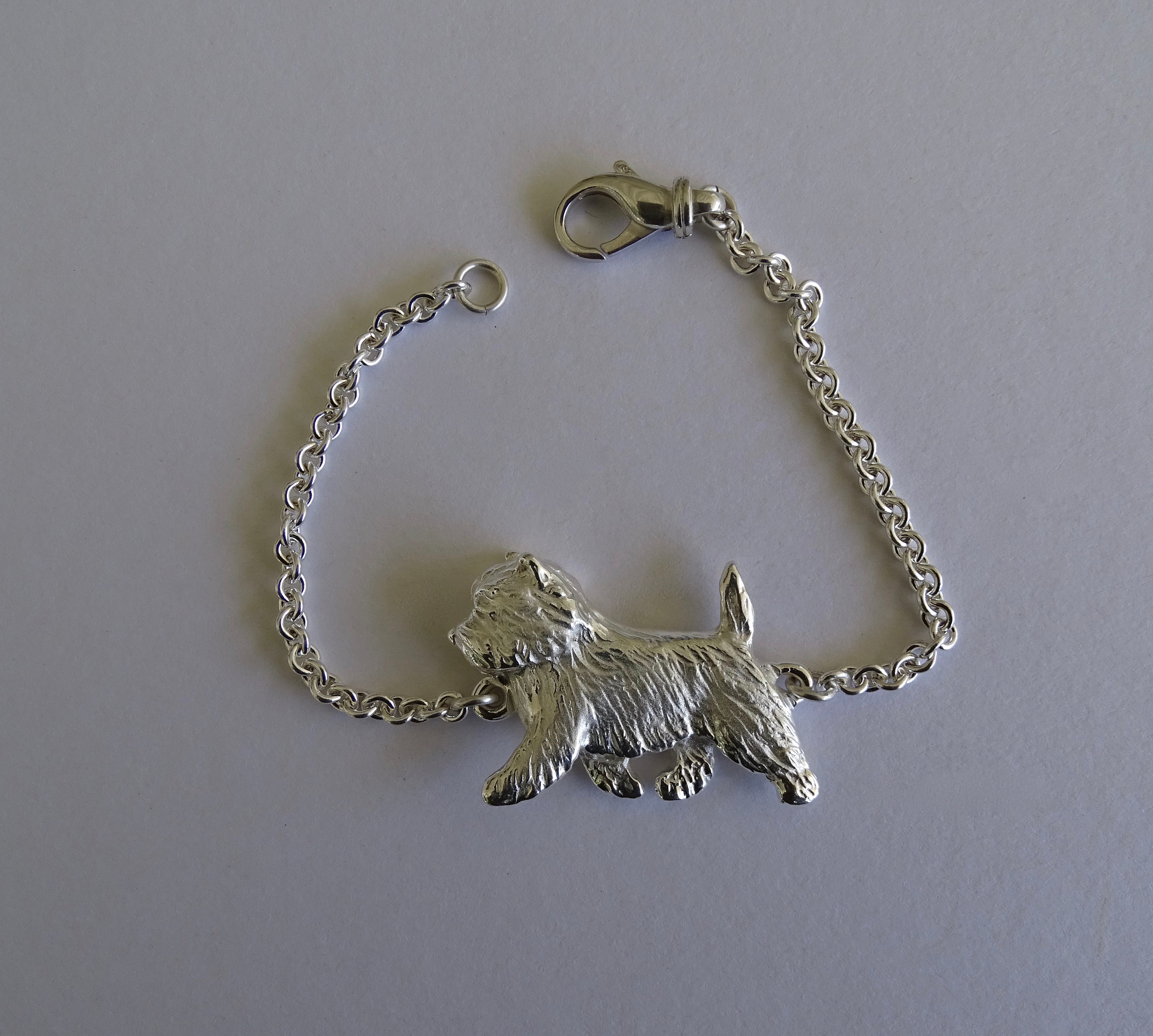 Vintage 1940's Sterling Silver Charm Bracelet With 30