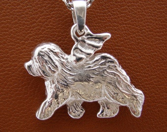 FB Jewels Solid 925 Sterling Silver Enameled Old English Sheepdog Charm FB Jewels Solid 925 Sterling Silver Enameled Old English Sheepdog Charm