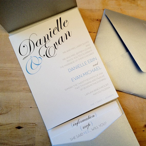 Custom Script Digital Wedding Invitation Suite | Etsy
