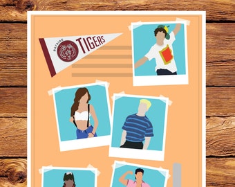 Saved By The Bell - 11x17 Giclee Print