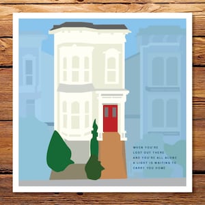 Volles Haus - 8 x 8 Giclee Print
