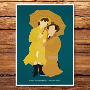Singing In The Rain 5&quot;x7&quot; Giclee Print