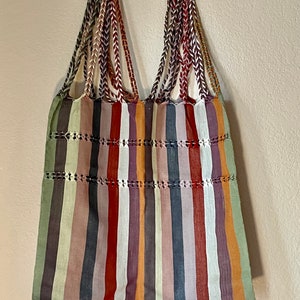 Lovely Handwoven Tote Bag Handmade by Mexican Artisans.