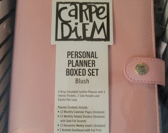 Carpe Diem - Personal Planner Boxed Set - Blush