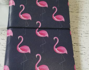 Darling Flamingos Traveler's Notebook