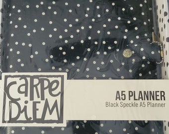 Carpe Diem A5 Planner - A La Carte - Black Speckle