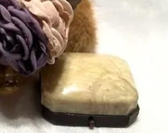 Antique Art Deco Jewelry Box!  Italian--"O.Di Cuffa Ciampino Est Roma"