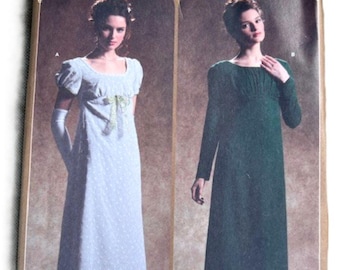 Simplicity 4055 Historical Dress 1795-1825 Pattern Sz 14-20, Dramatic Costume Program Fair Reenactment  FREE SHIPPING!