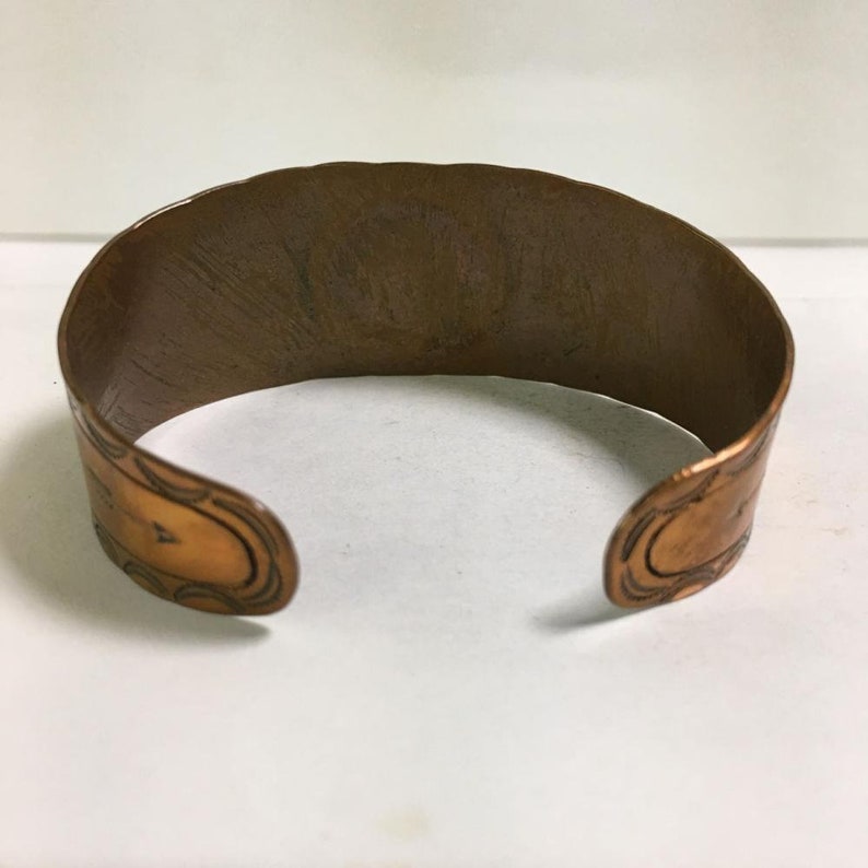 Vintage Jewelry Handmade Vintage Estate Copper Cuff Bracelet Gift