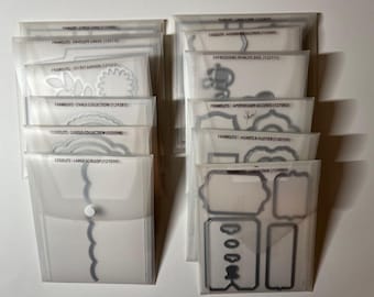 Dies for Cutting Machines: Stampin Up Big Shot Framelits, Thinlits, Edgelits  TWELVE to choose from ! Great Vintage and Retired sets!