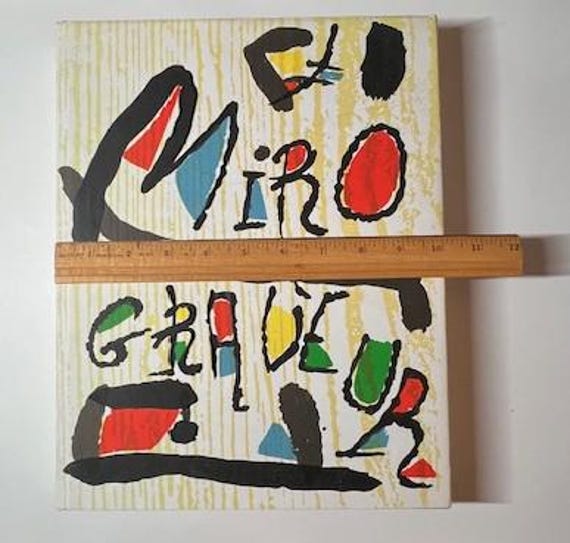 Miro Engraver Art Book, Jacques Dupin, V. 3 1973-75, Published in
