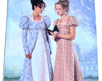 Butterick 6630 Historical Coat and Dress, Sizes 18-22  Dramatic Costume Program Fair Reenactment  FREE SHIPPING!