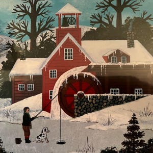 Fine Art Jane Wooster Scott Vintage Lithograph Print &quot;Patience&quot;  Limited Edition, Certificate of Authenticity