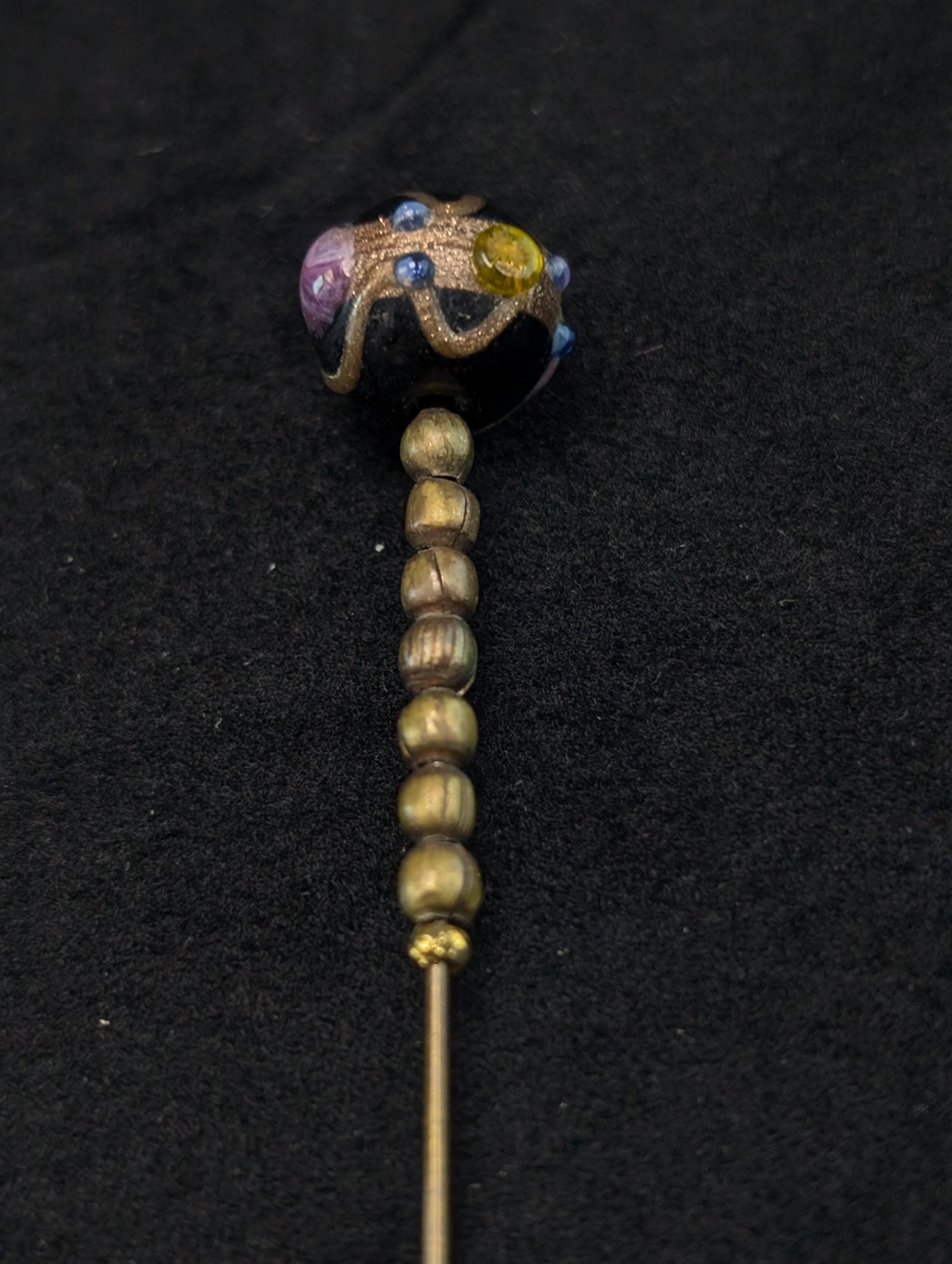 Antique Gold Hatpin - Etsy