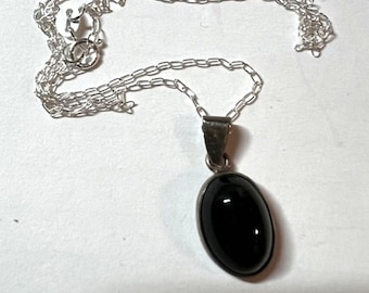 Vintage Sterling Silver Pendant and Necklace!