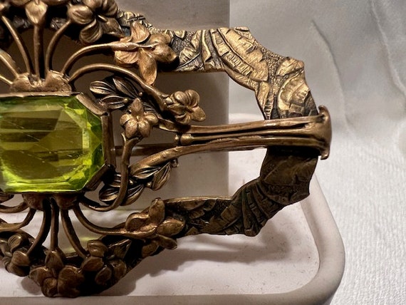 Estate Vintage Antique Jewelry Unique Sash Brooch… - image 6