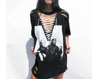tupac sweater dress