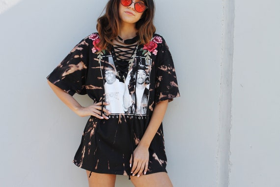 tupac shirt dress