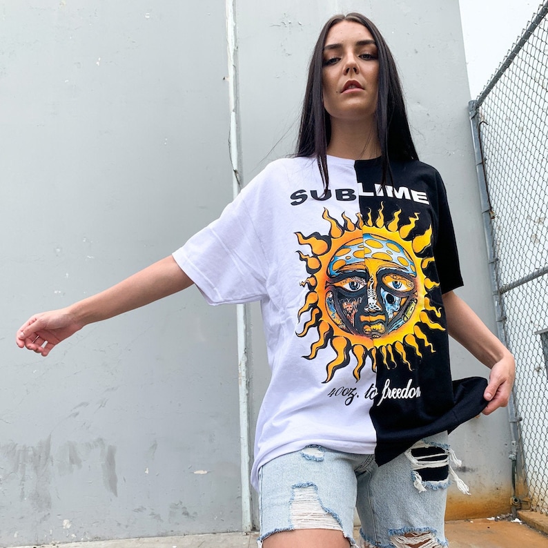 90s Grunge Tee Vintage T Shirt Custom Shirts Grunge Band | Etsy