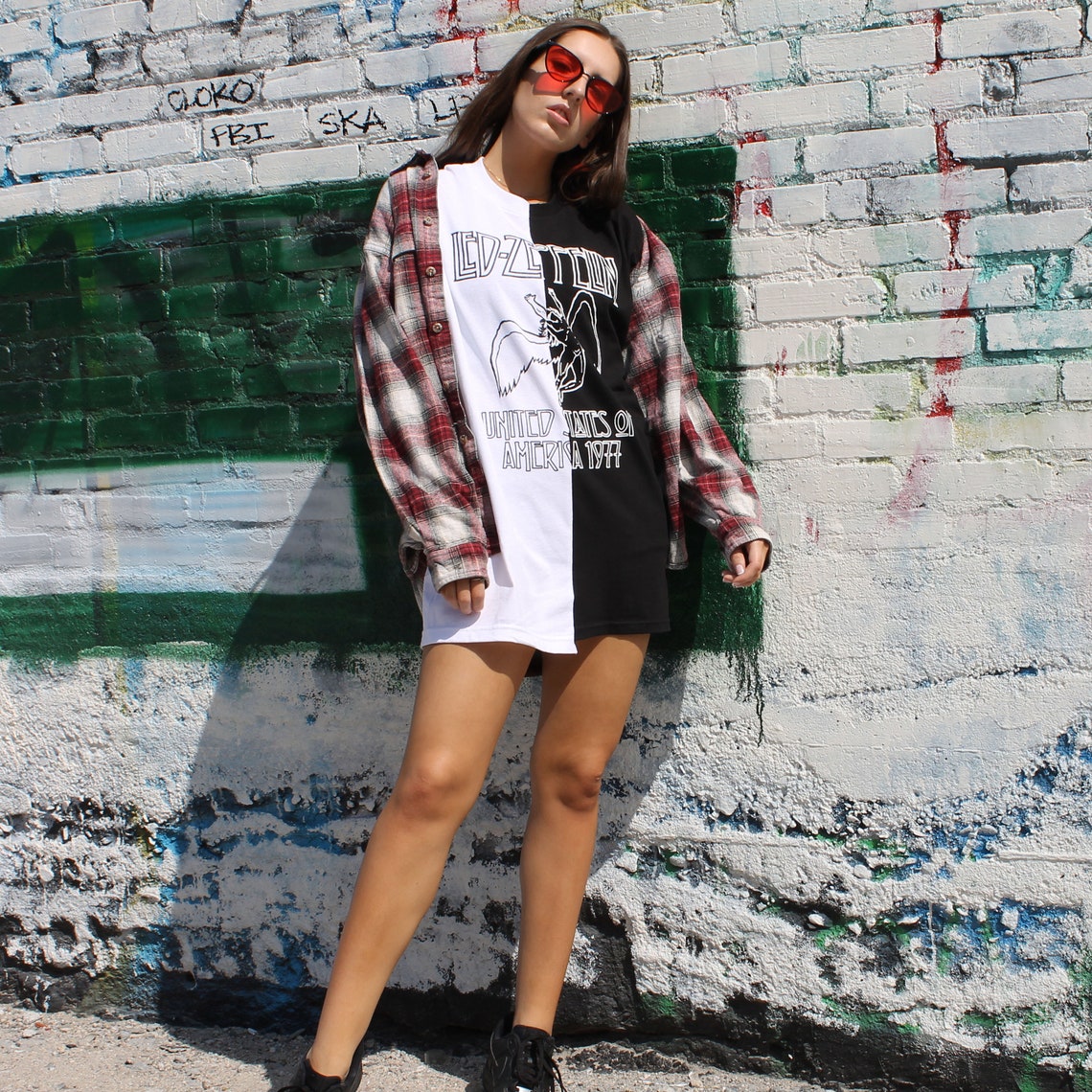 90s Grunge Tee Vintage T Shirt Custom Shirts Grunge Band - Etsy