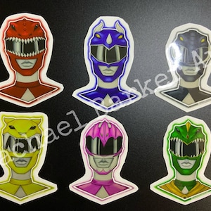 Mighty Morphin Power Rangers Vinyl Sticker, Laptop Decal, bumper sticker, car sticker, tumbler decal