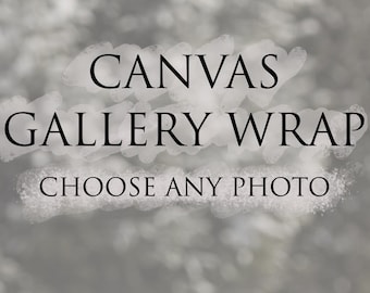 Canvas Gallery Wrap - Fine Art - Wall Art - Photography.