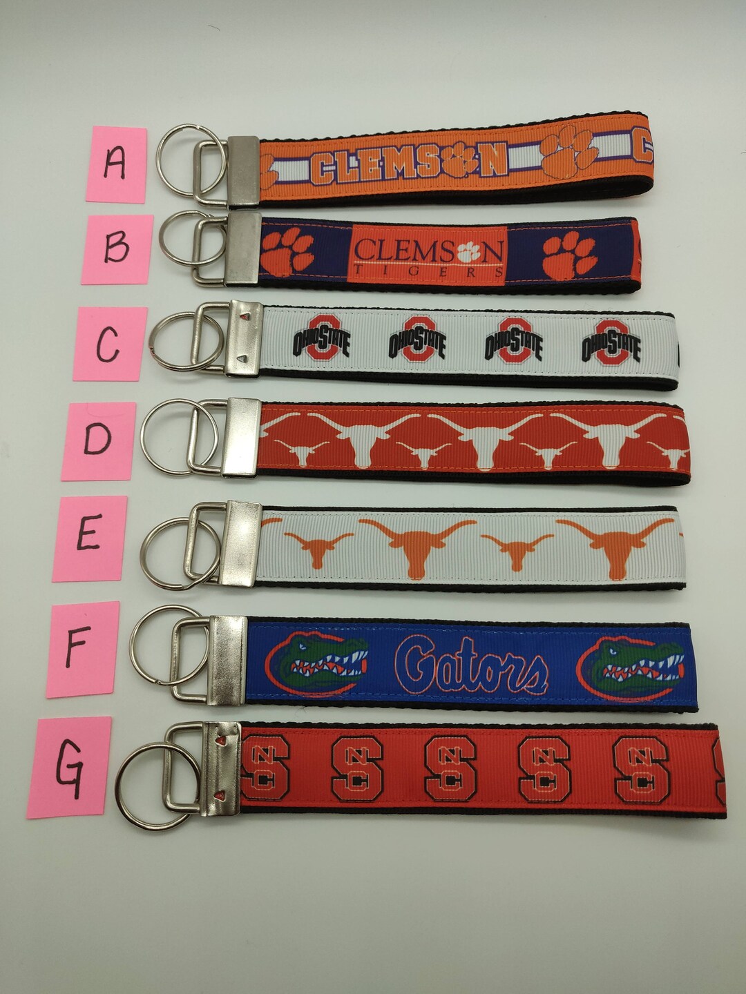 College Key Chain (multiple Choices) - Etsy