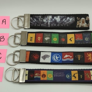 Thrones Inspired Key chain (Multiple Choices)