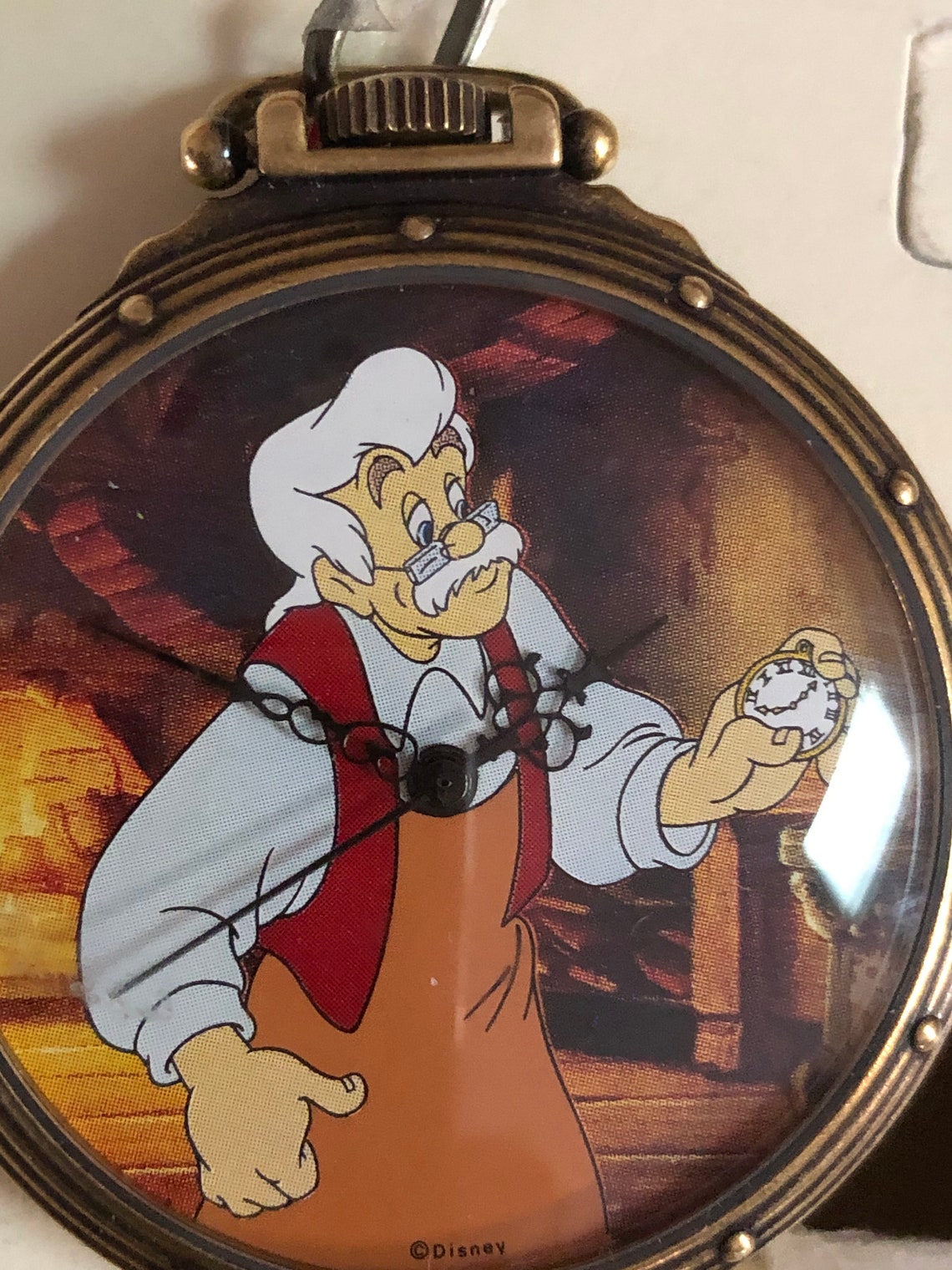 Pinocchio Disney Pocket Watch Collectors Club Series II Etsy