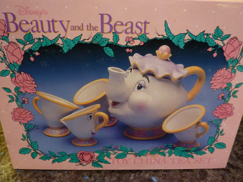 Vintage Disney Beauty and the Beast Mrs. Potts Tea Set With - Etsy