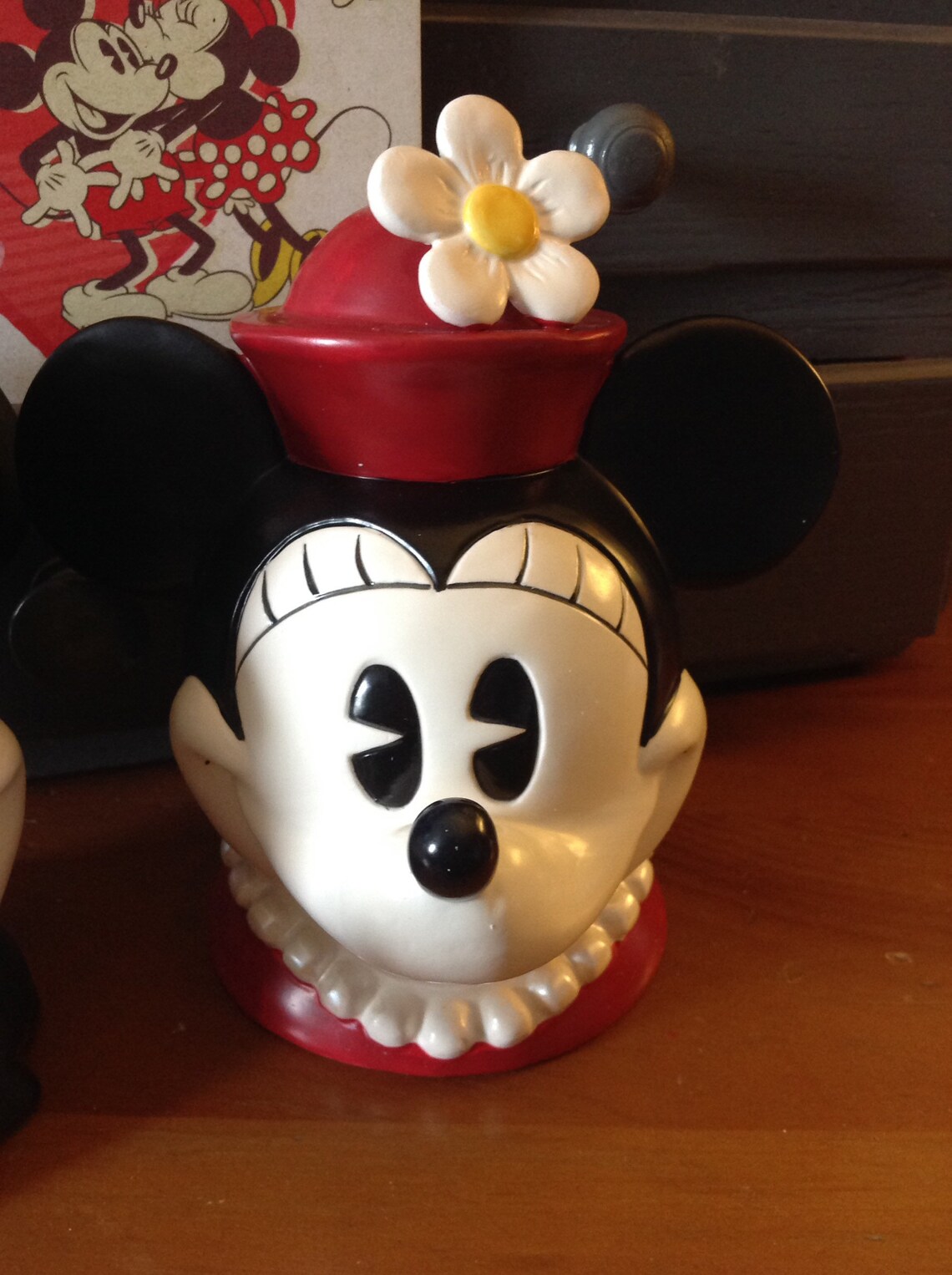 Minnie Mouse and Mickey Mouse Music Box Enesco Disney Pie Eyed Etsy